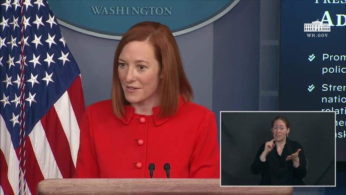 When Asked Why Employee  Vaccinations Should be Mandatory, But  Not Migrants, White House Press Secretary Jen Psaki answered “That’s True”